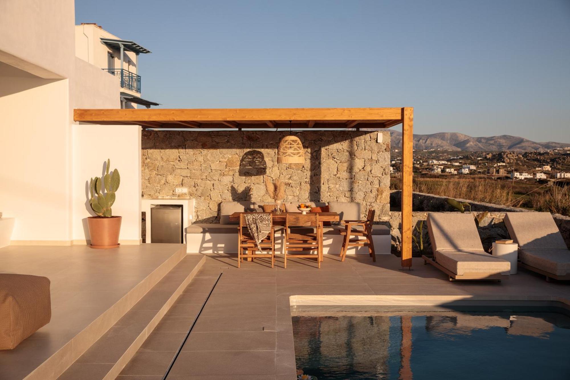 Villa Fyroi Naxos Agia Anna  Esterno foto