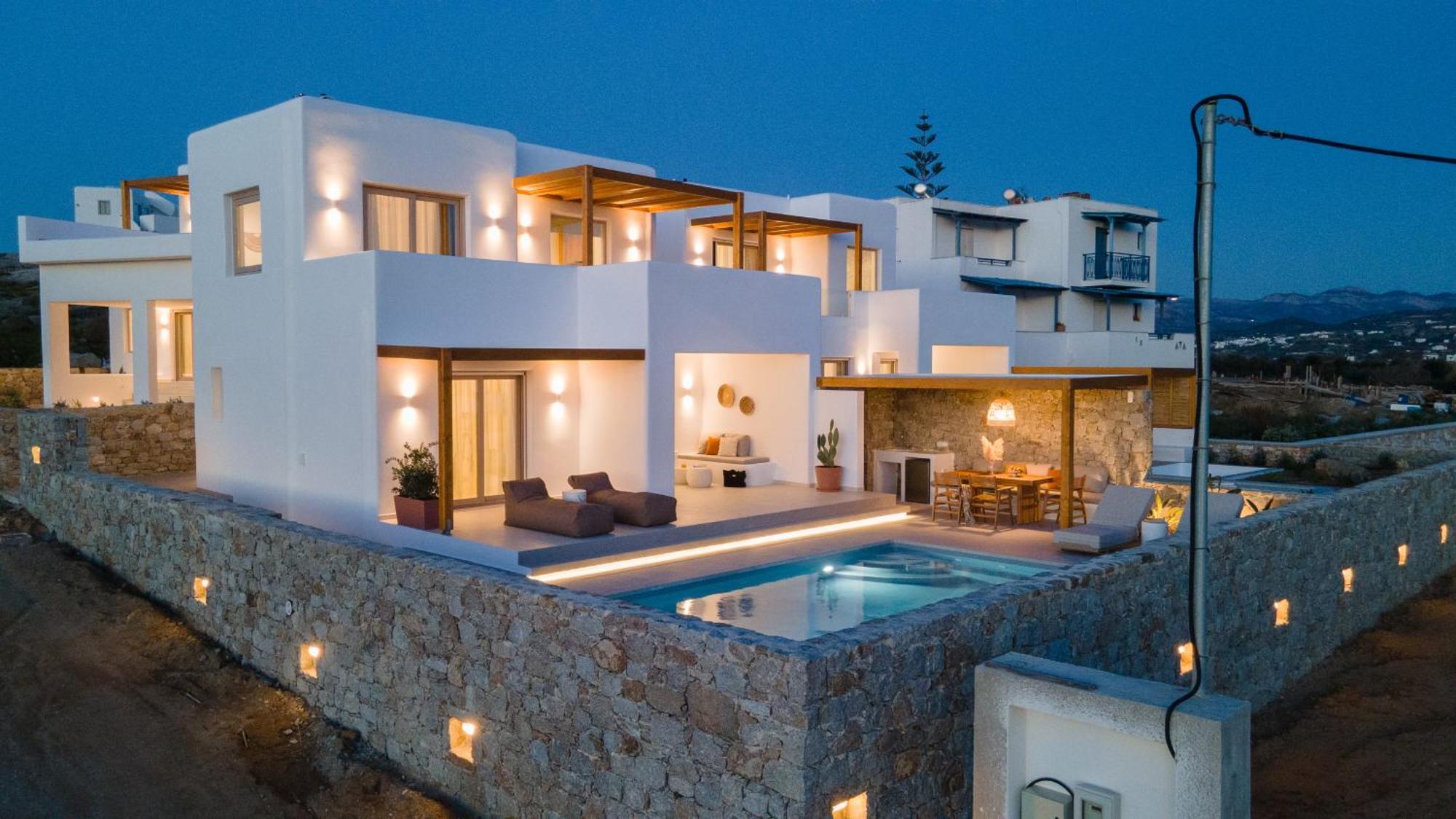 Villa Fyroi Naxos Agia Anna  Esterno foto